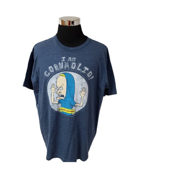 2012 MTV Beavis and Butthead XXL I Am The Great Cornholio Mike Judge T-Shirt - Picture 1 of 9